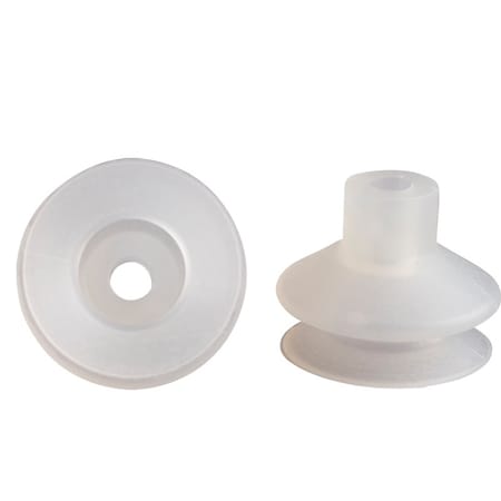 Fipa Bellows vacuum cup diam. 22 mm, Silicone transparent 23.022.028.2